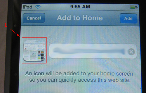 Would you Add this blog icon to your Home?