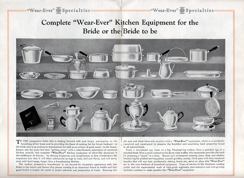 Complete &quot;Wear-Ever&quot; Kitchen Equipment for the Bride ... by cluttershop