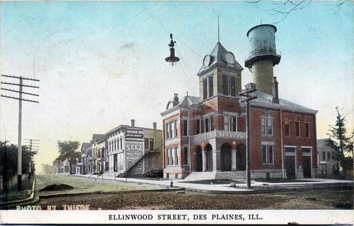 Ellinwood & Lee - Sent 1909 - Colorized Theide Photo