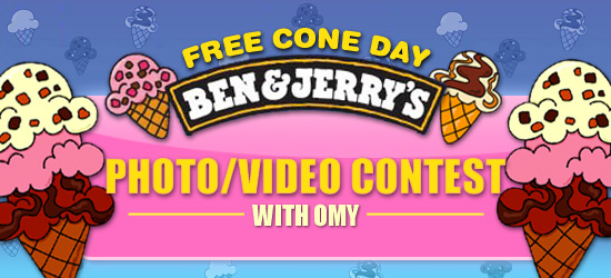 Ben & Jerry's photo/video contest with omy