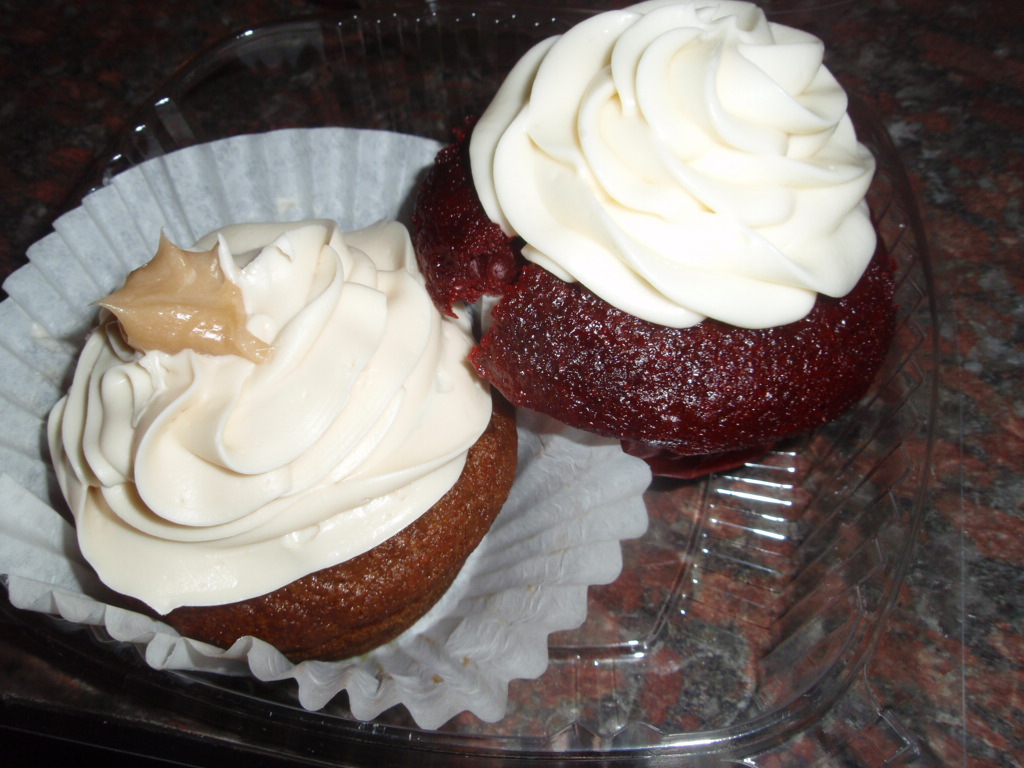 Stuffed cupcakes from The Petite Cafe, Nutley, NJ