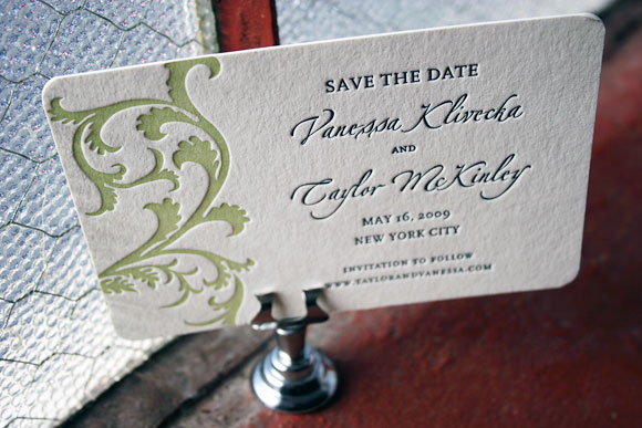 Letterpress save the dates - Vettore design, by Smock