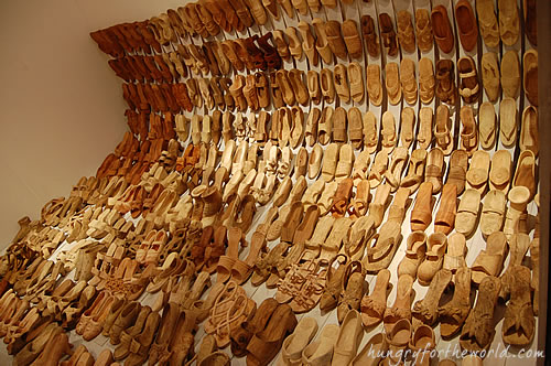 Oh My Gulay Baguio - Shoe Wood Carving Exhibit