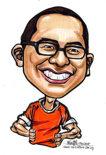 Caricature for Singapore Armed Forces 13