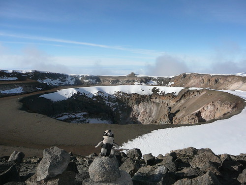 Pablito en el Crater del KILIMANJARO