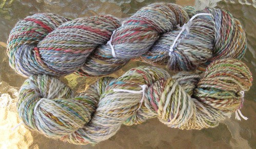 Handspun from Creatively Dyed Roving