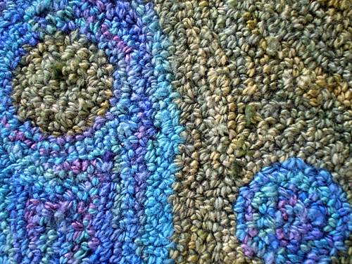 Detail of Needlepunch Embroidery Motif