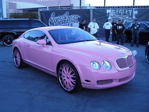 Paris Hilton's Pink Bentley GT Paris Hilton's Bentley Celebrity Cars Blog