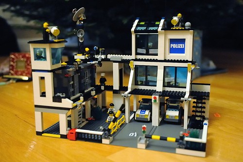 Lego Police Headquarters Logan got this for Christmas and built it the 