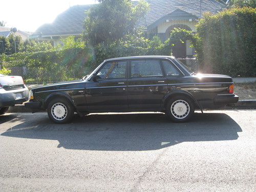A 91 Volvo 240 black Can't be too many of them around