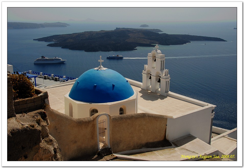 The most famous place at Santorini