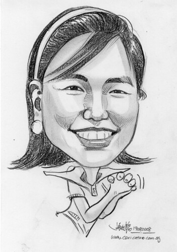 Caricature in pencil 06