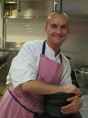 Chef at La Mere Champlain, Cancale, France