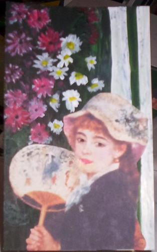 The Girl with a Fan by Auguste Renoir-SkinnyWeek #9 Challenge!