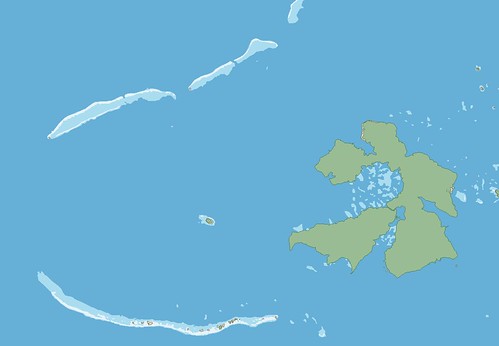 Truk Atoll - EVS Precision Map  (1-100,000)
