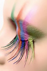 Eyelashes colorful Iphone wallpaper