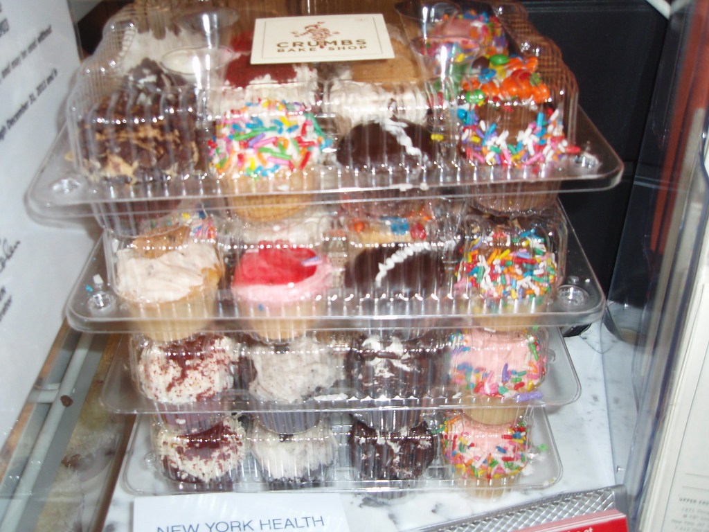 Mini cupcakes at Crumbs University Place