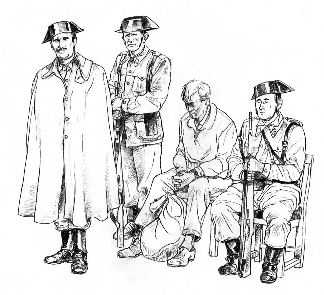 La Guardia Civil en 1940