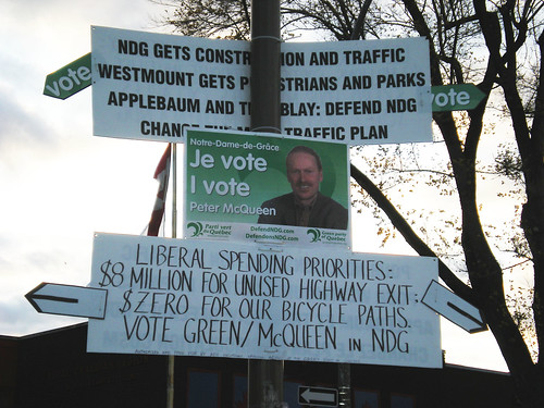 quebec green party sign