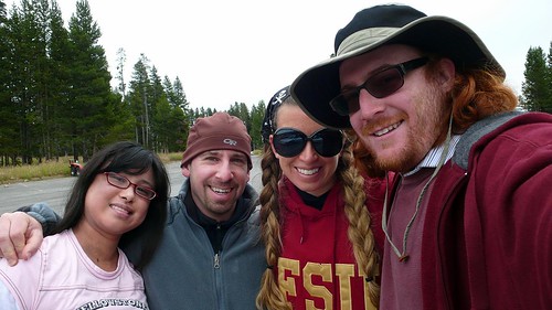 Brian & Christine, our Yellowstone hiking buddies