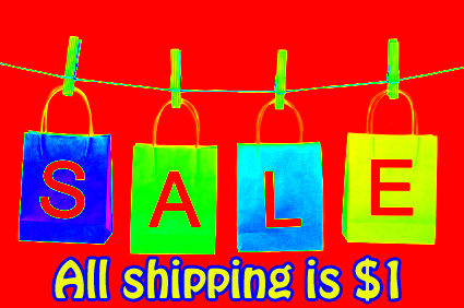 $1 shipping sale!!!