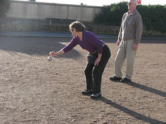 Joyce's elegant ball-throwing stance