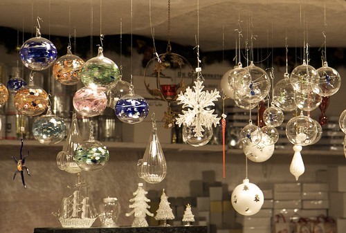 Baubles at Manchester's "German Christmas Markets"