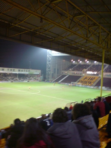 From the away end