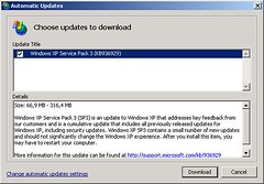 Windows XP SP3 Update