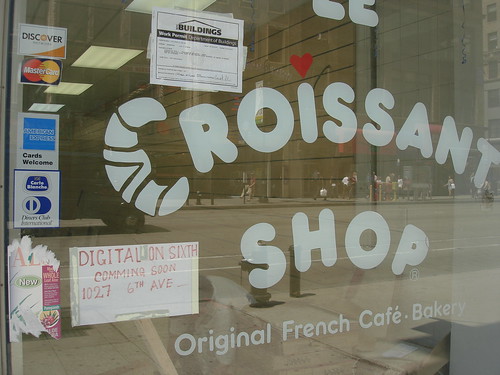 Formerly Croissant Shop