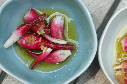 French Breakfast Radishes with Bagna Cauda