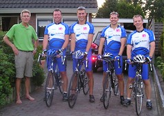 fietsteam IN op bezoek bij Otto Meertens