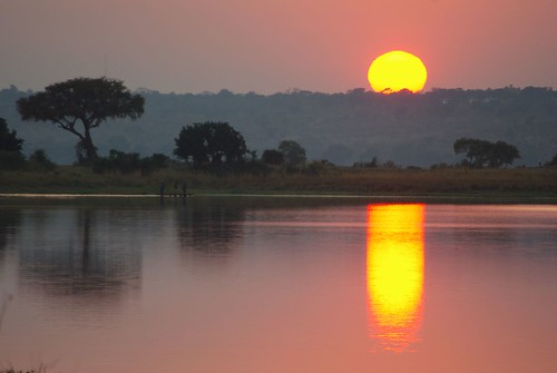 Sunrise on the Chobe River channel