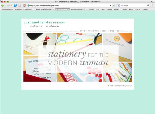 NEW! Just Another Day Designs Main Page