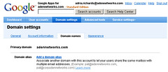 Google Apps - Alias a domain