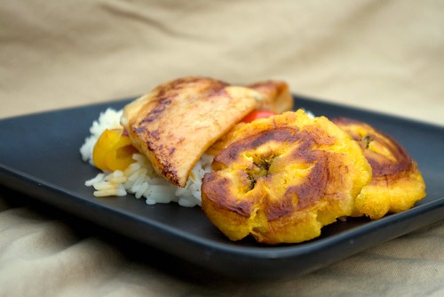 Ginger Lime Fillets with peppers and plantains
