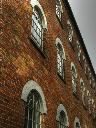 windows of the old iron works