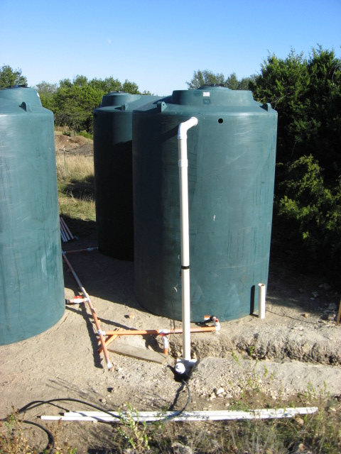 Rainwater storage tanks