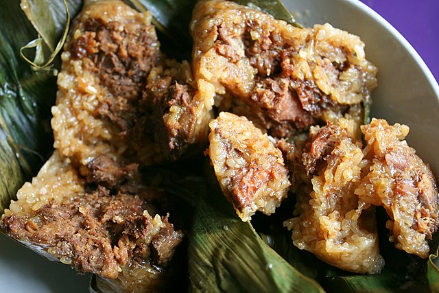 Malay bakchang use mutton and chicken to replace pork