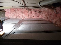 Crawl Space after insulating