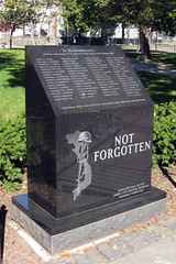 Monument honoring soldiers.