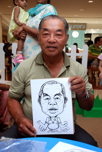 caricature live sketching for West Coast Plaza day 1 - 24