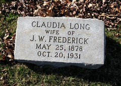 Claudia Long Frederick (1878-1931)