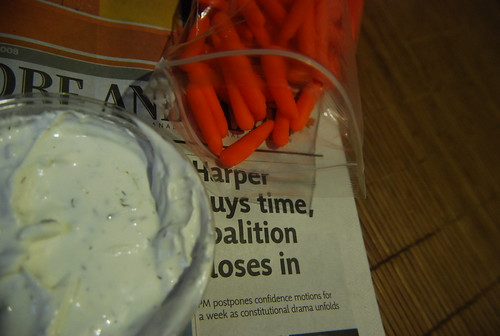 Carrots, tzatziki and the Globe & Mail
