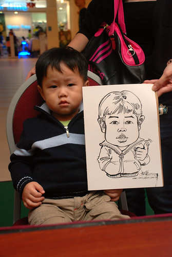 Caricature live sketching for Marina Square Day 2 - 6