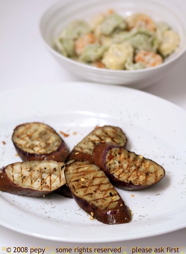 Grilled eggplants 2