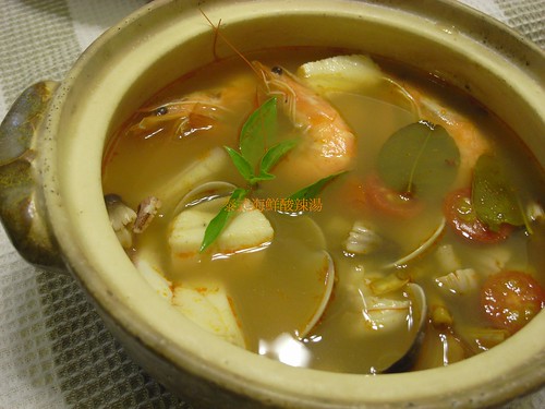 你拍攝的 7泰式海鮮酸辣湯。