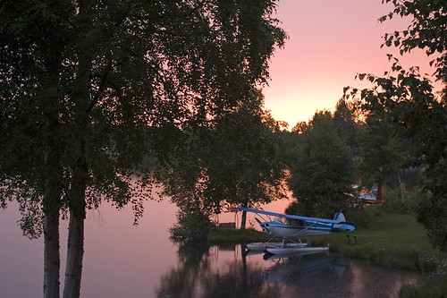 Sunset on Lake Hood