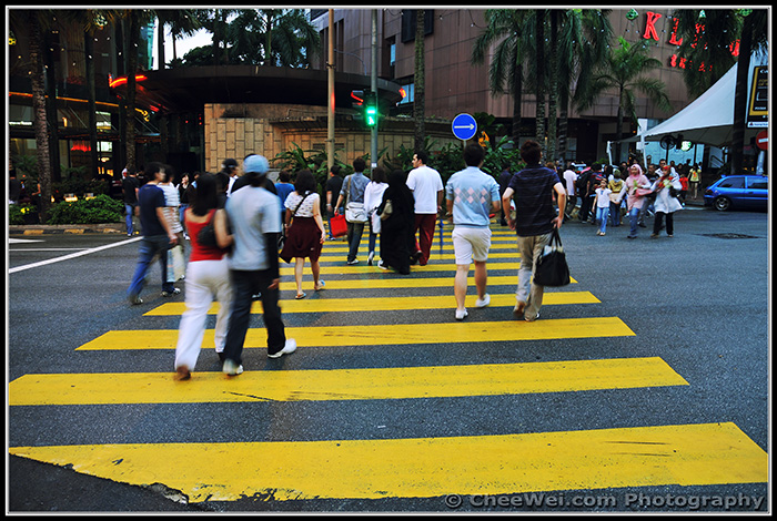 Kuala Lumpur, Malaysia - zebra crossing