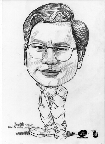 Caricatures Web in Travel 2008 Lee KW